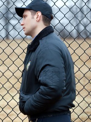 Orange Is the New Black John Bennett Black Bomber Jacket