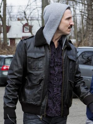 Orange Is the New Black Pablo Schreiber Black Leather Jacket
