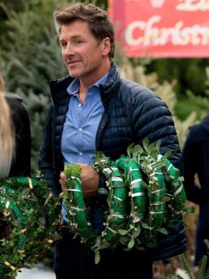 Paul Greene Fit for Christmas Blue Puffer Jacket