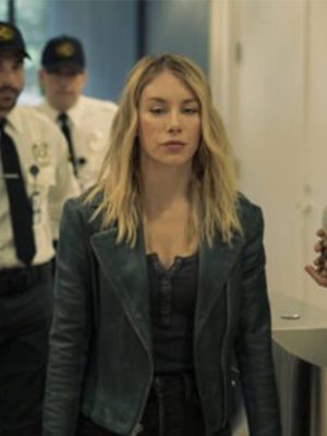 Peacemaker S02 Jennifer Holland Biker Leather Jacket