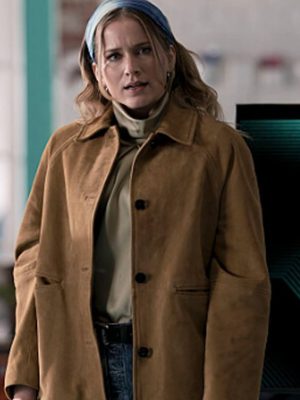 Quinn Powers Elsbeth S03 Brown Suede Jacket