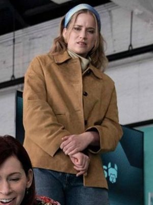 Quinn Powers Elsbeth S03 Brown Suede Jacket