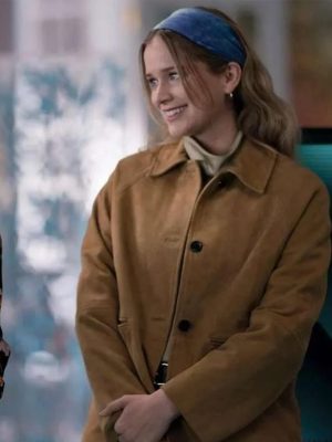 Quinn Powers Elsbeth S03 Brown Suede Jacket