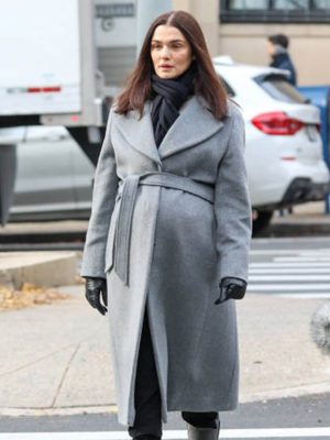 Rachel Weisz Dead Ringers 2023 Grey Trench Coat