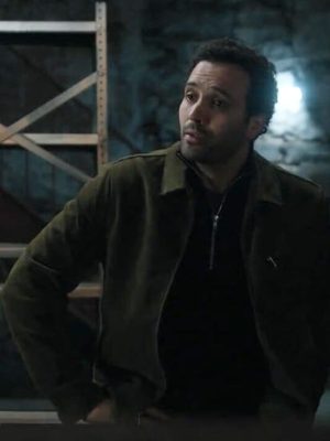 Sami Saidi The Night Agent S02 Suede Jacket