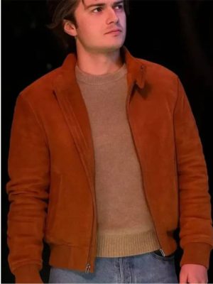 Stranger Things S5 Joe Keery Brown Suede Jacket