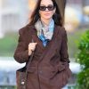 The Devil Wears Prada 2 Andy Sachs Suede Blazer Coat