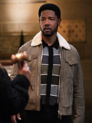 The Equalizer S05 Tory Kittles Suede Leather Jacket