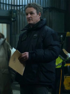 The Last Frontier S01 Jason Clarke Black Puffer Jacket