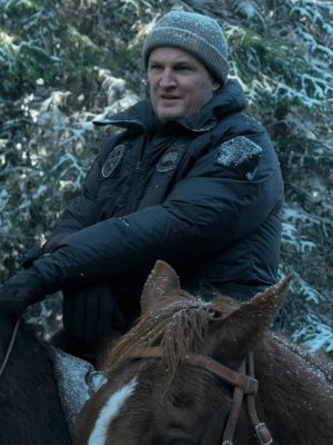 The Last Frontier S01 Jason Clarke Black Puffer Jacket