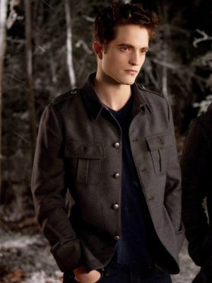 The Twilight Saga: Breaking Dawn 2 Edward Cullen Grey Jacket