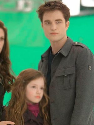 The Twilight Saga: Breaking Dawn 2 Edward Cullen Grey Jacket
