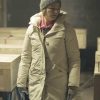 True Detective S04 Liz Danvers White Puffer Jacket