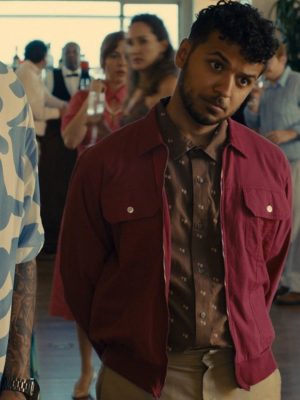 Vinny Thomas Platonic S02 Maroon Cotton Jacket