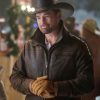 Warren Christie A Royal Montana Christmas 2025 Leather Jacket