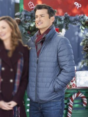 Wes Brown Check Inn to Christmas Puffer Jacket