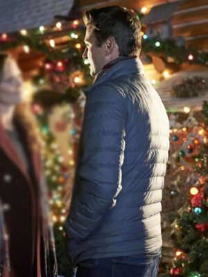 Wes Brown Check Inn to Christmas Puffer Jacket