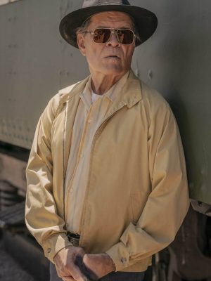 Zahn McClarnon Dark Winds S02 Beige Cotton Jacket