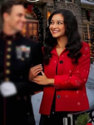 Ash Tsai Christmas of Giving Red Wool Jacket