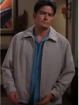 Charlie Harper Two and a Half Men S07 Cotton Jacket