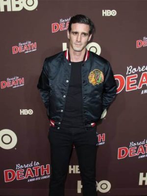 James Ransone Black Varsity Jacket