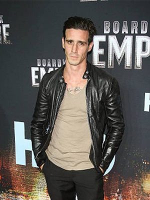 James Ransone Classic Black Leather Jacket