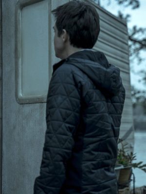 Jason Bateman Ozark S01 Marty Hooded Quilted Jacket