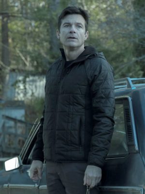 Jason Bateman Ozark S01 Marty Hooded Quilted Jacket