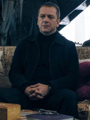 Jonathan Zaccaï Monsieur Spade S01 Black Jacket