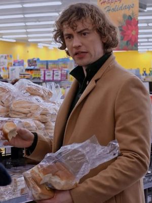 Josh Whitehouse The Knight Before Christmas Brown Wool Coat