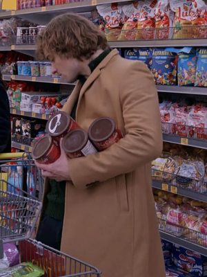 Josh Whitehouse The Knight Before Christmas Brown Wool Coat