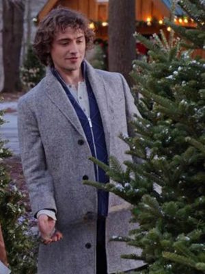 Josh Whitehouse The Knight Before Christmas Grey Wool Coat