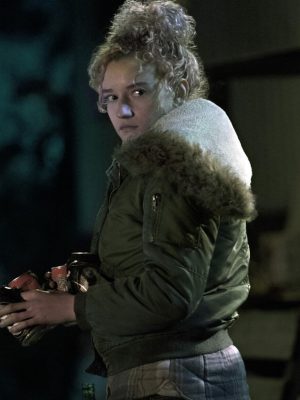 Julia Garner Ozark S02 Ruth Shearling Bomber Jacket