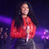 Nicki Minaj Red Leather Biker Jacket