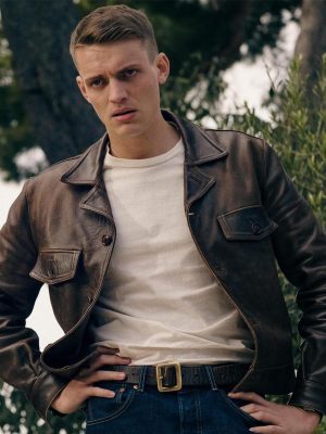 Oscar Lesage Monsieur Spade S01 Henri Leather Jacket