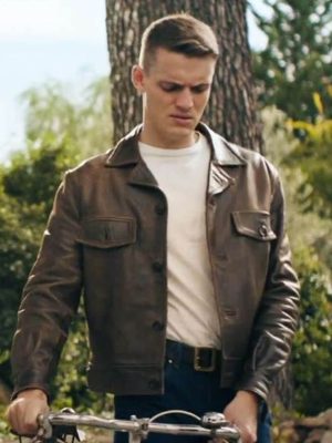 Oscar Lesage Monsieur Spade S01 Henri Leather Jacket
