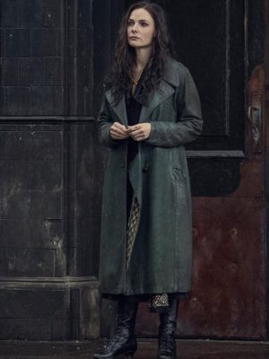 Peaky Blinders: The Immortal Man 2026 Rebecca Ferguson Black Leather Coat