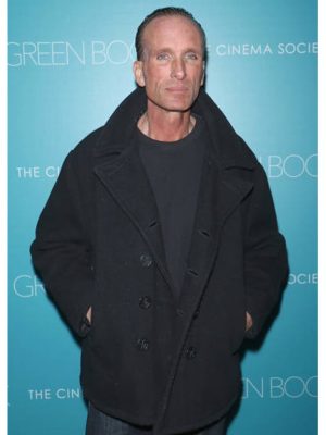 Peter Greene Blue Wool Coat