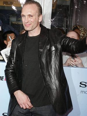 Peter Greene Classic Black Leather Blazer