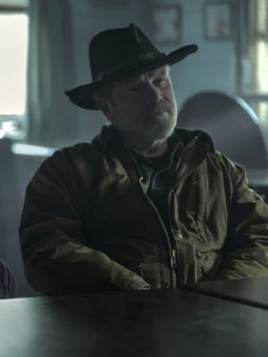 Peter Mullan Ozark S02 Jacob Snell Brown Cotton Jacket