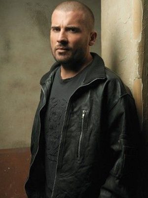 Prison Break S02 Dominic Purcell Black Leather Jacket