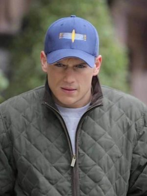 Prison Break S02 Michael Scofield Green Quilted Jacket