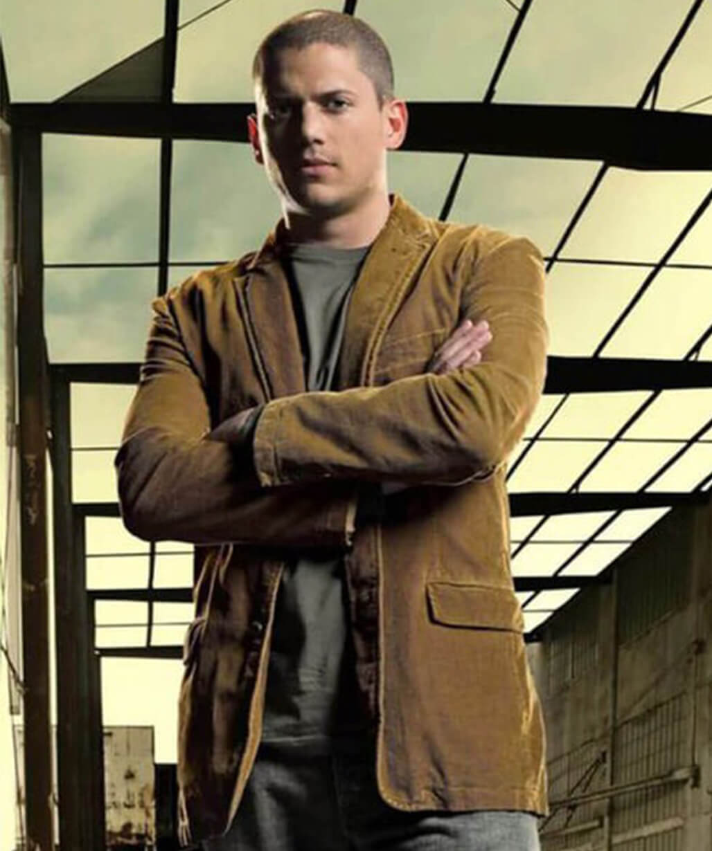 Prison Break S04 Michael Scofield Brown Blazer Prison Break S04 Michael Scofield Brown Blazer