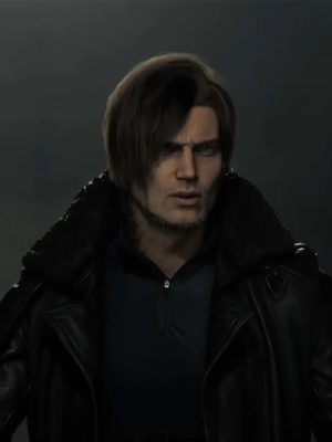 Resident Evil Requiem Leon Kennedy Leather Jacket