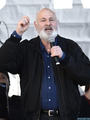 Rob Reiner Black Cotton Bomber Jacket