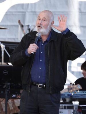 Rob Reiner Black Cotton Bomber Jacket