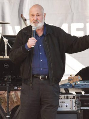 Rob Reiner Black Cotton Bomber Jacket