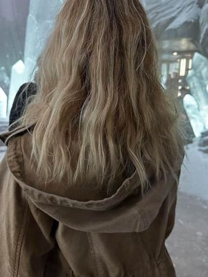 Supergirl 2026 Milly Alcock Brown Hooded Jacket