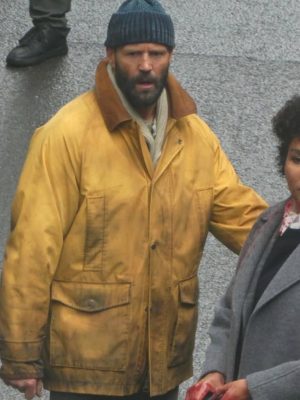 The Beekeeper 2 Jason Statham Yellow Cotton Jacket