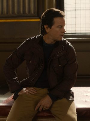 The Family Plan 2 Mark Wahlberg Brown Cotton Jacket